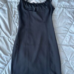 Tiger Mist Black Mini Dress